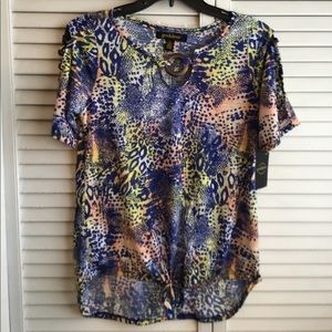 Animal print shirt Sz Small